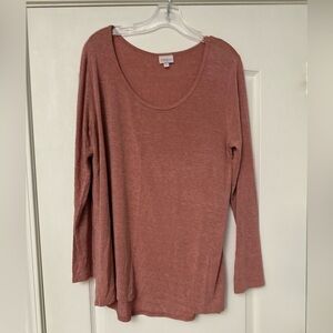 LuLaRoe Mauve Long Sleeve Top